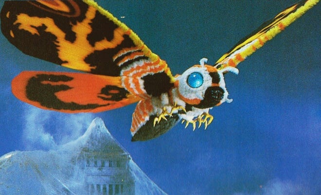 The 1961 film "Mothra" opens the Creative B Movie Series at the Florida Museum of Natural History at 7 p.m. Friday. Screenings will continue on Fridays through July. (Submitted photo)