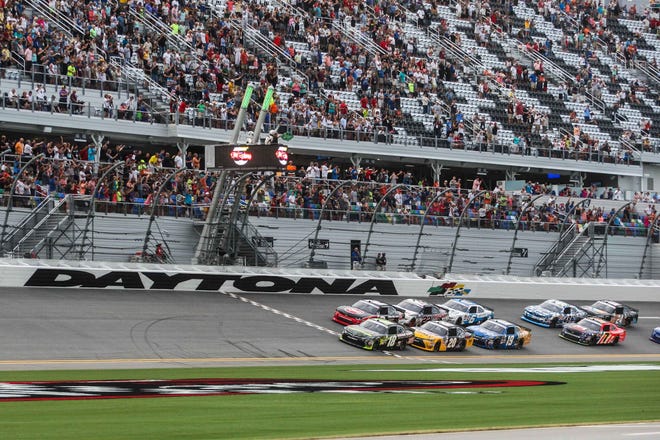 There were plenty of empty seats at the green flag for the Subway Firecracker 250 XFINITY race on July 1. News-Journal / LOLA GOMEZ