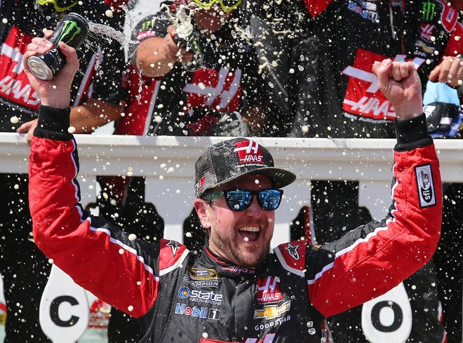 Kurt Busch has every reason to smile because he is the only driver to complete every lap of NASCAR Cup Series competition this season. GETTY IMAGES/SARAH CRABILL