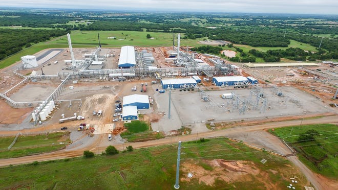 Enable Midstream Partners LP's Bradley II natural gas processing plant in Grady County is designed to process up to 200 million cubic feet of natural gas from central Oklahoma's SCOOP and STACK plays. [Photo provided]