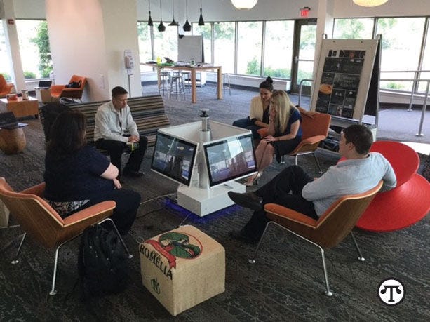 Mars Drinks employees refreshed, recharged, now more collaborative with Polycom® RealPresence Centro™. (NAPS)