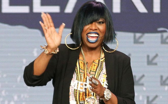FILE - In this March 16, 2016 file photo, Missy Elliott appears at a panel discussion during South By Southwest in Austin, Texas. Elliott, along with Queen Latifah and Salt n Pepa, will be honored at the VH1 Hip Hop Honors on Monday, July 11. (Photo by Rich Fury/Invision/AP, File)