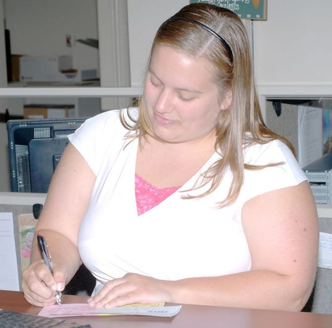 With the first installment for real estate taxes due to the Livingston County Treasurer’s Office by Friday, Ali Stalter, a clerk at the treasurer’s office, will be busy processing payments for the rest of the week.