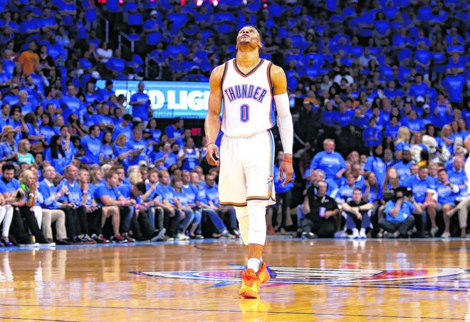 ESPN’s Chris Broussard said Friday that any talk of Boston moving to acquire Russell Westbrook at this point is all speculation. [Photo by Sarah Phipps, The Oklahoman archives]