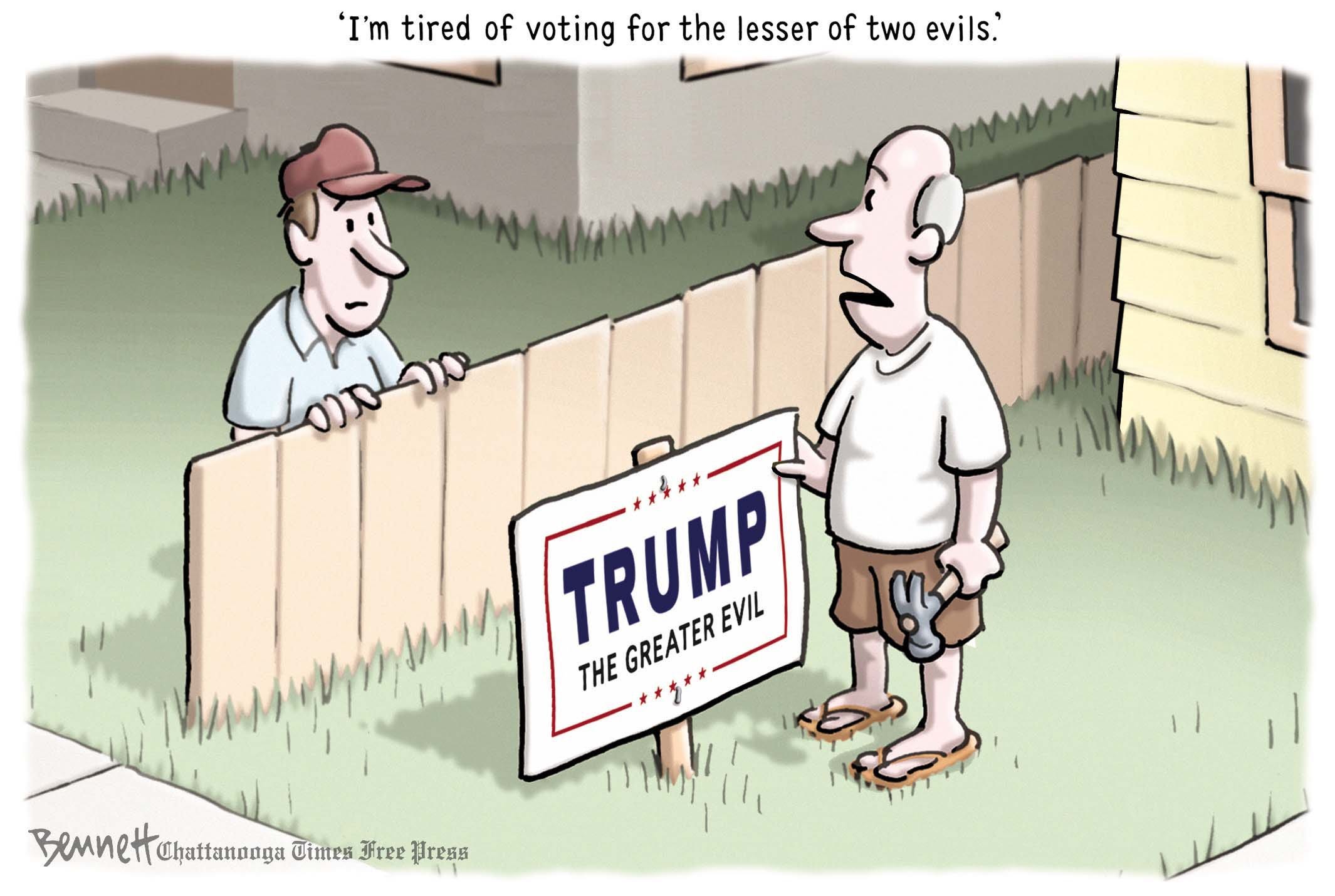 Editorial cartoon for July 17, 2016 Editorial cartoon for July 17, 2016