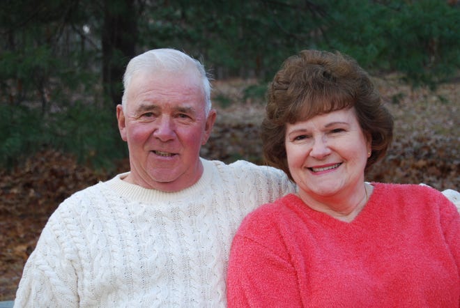 Danny and Sim Faneuf, of Blackstone, will celebrate their 50th wedding anniversary on Aug. 6. Courtesy Photo
