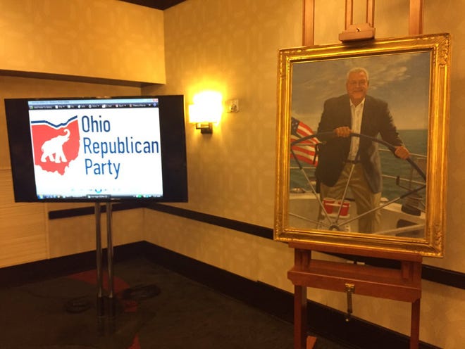 First Ohio GOP delegate breakfast honors the late Bob Bennett. (Doug Livingston/Akron Beacon Journal)