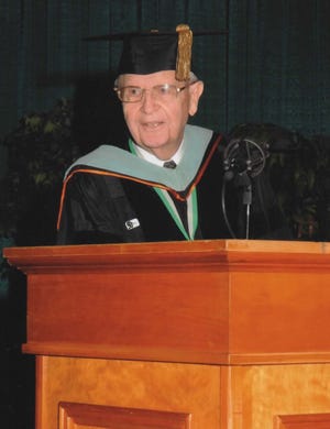 Dr. Paul Williams at a Lake-Sumter State College commencement
