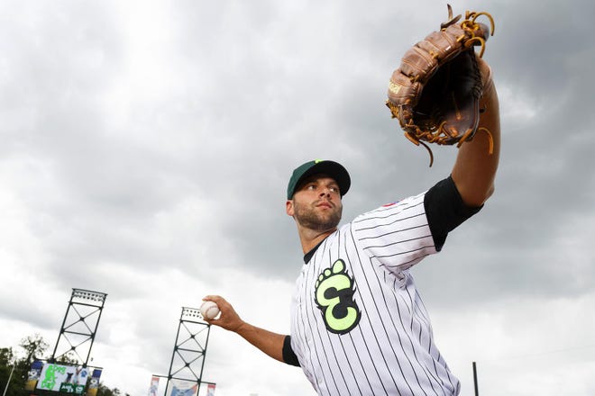 Ryan Kang/The Register-Guard
Pitcher Tommy Nance had a short stay with the Emeralds this season.