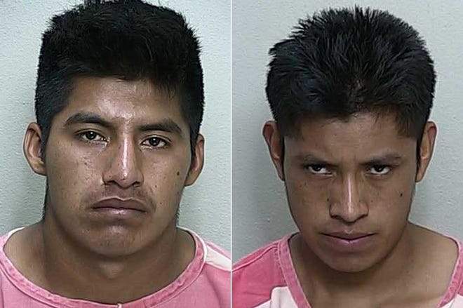 Maximiliano Vasquez-Garcia, left, and Melesio Lopez-Garcia. (Photos courtesy of Marion County Jail)