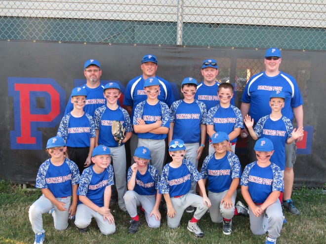 The Painted Post Black 10U summer baseball team beat Horseheads White 6-3 and will play Big Flats at 11 a.m. Saturday at the Bath Little League field.  Pictured in the first row: Kendall Curreri, Jacob Blencowe, Eli McKendrick, Caden Barrett, Jacob Powers and Bryson Morse. Second row: Ted Leblond, Mason Horton, Spencer Castle, Ryan Beall, Ryan Price and Shawn Leblond.  Third row: Coaches Rich Curreri, Bob Morse Jr., Sean Barrett and Seth Castle.  PROVIDED TO THE LEADER
