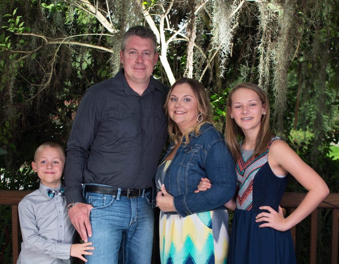 The Bissett family, from left, C.J., Chris, Teresa and Taylor, pose for a picture. (Submitted photos)