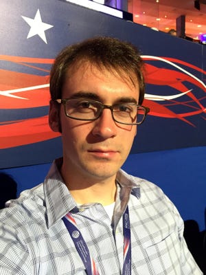 Nico Salvatori covered the Republican National Convention in Cleveland, Ohio. He will be at the Democratic National Convention in Philadelphia next week. NICO SALVATORI/ERIE TIMES-NEWS