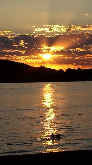 Dee Leidlen snapped this sunset shot over Lake Mohawk in late June.