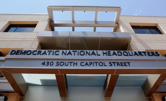 The headquarters of the Democratic National Committee is seen in Washington, U.S. June 14, 2016. REUTERS/Gary Cameron