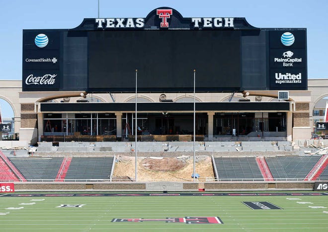 Jones AT&T Stadium's north end will have a new look this season with construction coming along on a stadium club and loge boxes. The space needed for the project led to the removal of the grassy area's Double-T, a popular feature for decades.