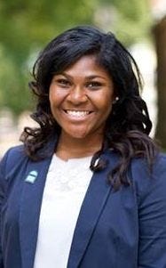 Christine Slaughter, a 2011 graduate of Appomattox Regional Governor's School in Petersburg, currently a graduate student at UCLA, has been named a 2016-2017 APSA Minority Fellowship Program Fellow, spring cycle. Contributed Photo