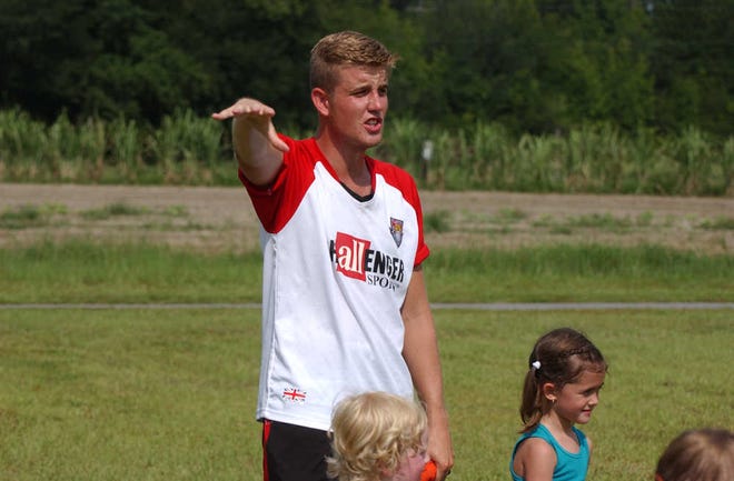 Jasper County Sun Times file photoThe Challenger Sports British soccer camp returns to Ridgeland Aug. 1-5. Since 2008 it has featured instruction from England-based players. George Davies, of Warwickshire, taught the kids in 2012.