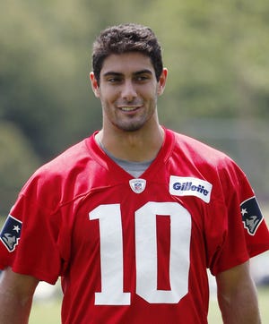 When Jimmy Garoppolo becomes the Patriots' starting quarterback for the first four games of the season he will be auditioning not just for a future starting role with the Pats but for other teams as well.