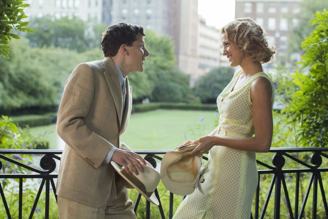 Jesse Eisenberg as Bobby and Blake Lively as Veronica in 'Cafe Society.'