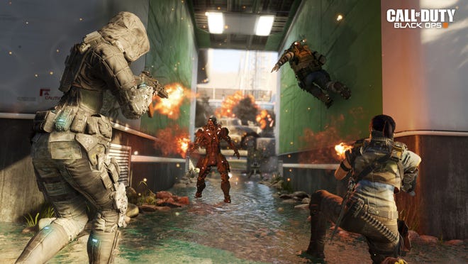 Call of Duty Black Ops III level designer Ian Bowie, as well as others at Treyarch Studios, built levels to take advantage of Black Ops III's wall running, sliding and swimming mechanics for millions of players on Playstation 4 and Xbox One.
