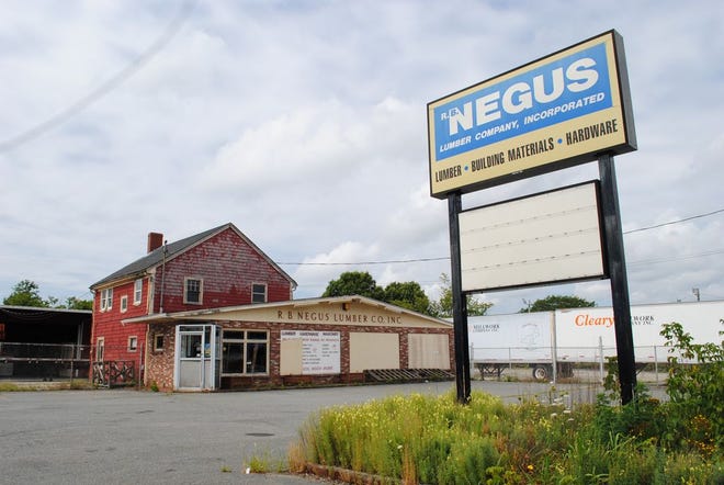 The former R.B. Negus Lumber site, at 538 Wilbur Ave., has been purchased bu Cornerstone Design/Build.