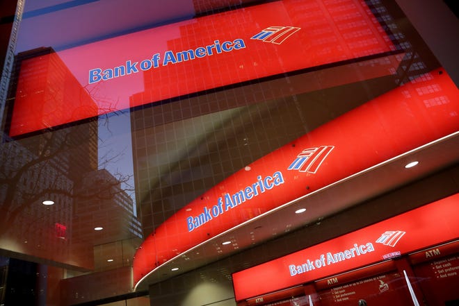 A branch office of Bank of America in New York. AP Photo/Mark Lennihan