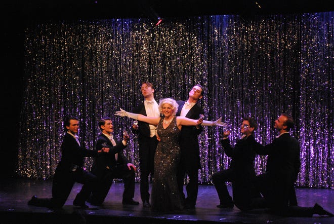 A sparking cast and stage set in 'Gentlemen Prefer Blondes,' performed by the College Light Opera Company through Aug. 6. COURTESY PHOTO