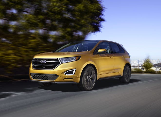 For 2016, Ford stocks its Edge SUV with more technology than ever, adding a new adaptive steering feature and new park assist that can handle even perpendicular parking chores. 

Ford