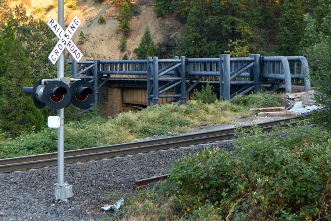 A massive, sturdy railroad barrier now guards the bridge crossing the Upper Sacramento River at Cantara Loop, the site of a catastrophic derailment 25 years ago, where a pesticide-carrying railcar fell into the river. Funding from the Southern Pacific settlement created The River Exchange, a local nonprofit currently seeking a new focus and source of support. By Lauren Steinheimer