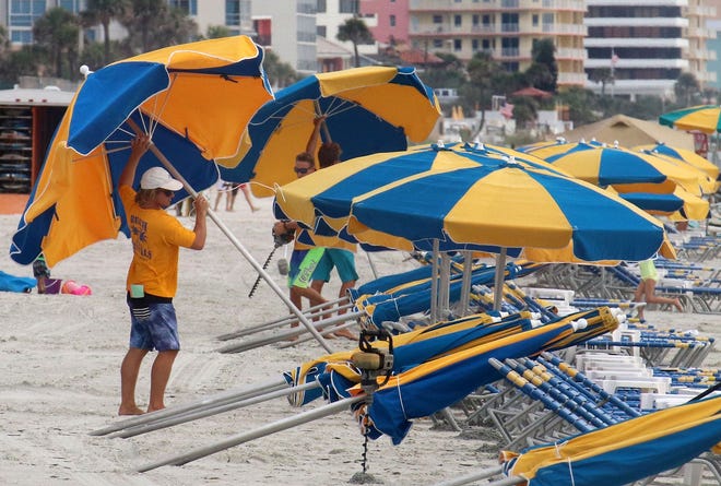 With bed-tax revenues up almost 10 percent over last year, Volusia tourism officials want to keep beach concessionaires busy and not let Zika virus scares from the Miami area affect local business. News-Journal/JIM TILLER