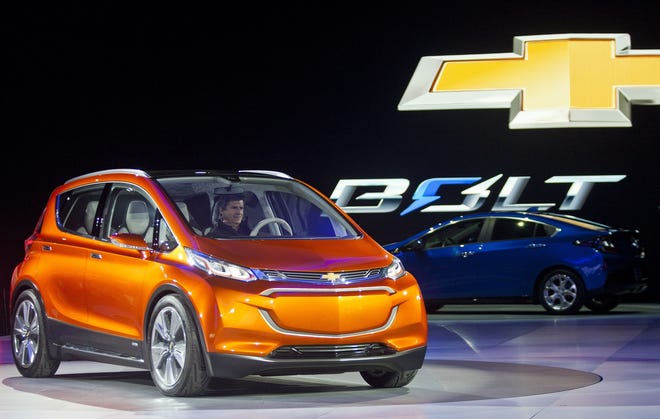Testing of self-driving electric Chevrolet Bolts began in Arizona about two weeks ago. 

AP/Tony Ding