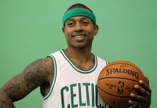Celtics guard Isaiah Thomas is eager for the season to start. “I'm anxious to get the new season going because there should be a lot of excitement in Boston.”