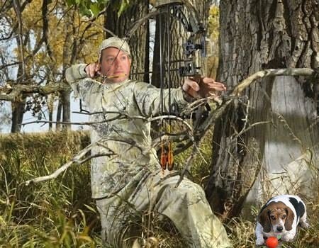Shawn McGovern, who works in Taunton, emailed this photograph of his face Photoshopped onto a picture of a “camper” in full camo-gear to tip off the Minnesota bachelor party crew that he was the "wrong" Shawn.