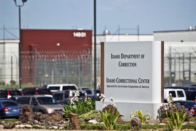 In this June 15, 2010 file photo, the Idaho Correctional Center is shown south of Boise, Idaho, operated by Corrections Corporation of America. The Justice Department says it’s phasing out its relationships with private prisons after a recent audit found the private facilities have more safety and security problems than ones run by the government. Deputy Attorney General Sally Yates instructed federal officials to significantly reduce reliance on private prisons.