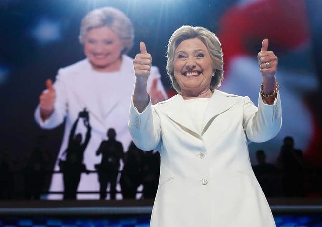 File/Associated Press Democratic presidential nominee Hillary Clinton said during a speech at the Democratic National Convention that the 'service' part of public service was easier than the 'public' part.