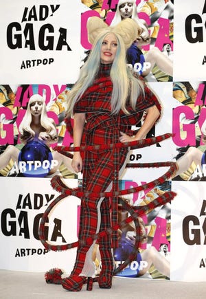 Sociology students at the University of South Carolina can study how fame has affected singer Lady Gaga, pictured here in 2013 during a promotional tour in Japan.