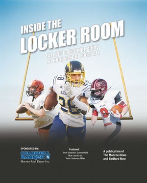 The cover of the 2016 Monroe News High School Football Preview.