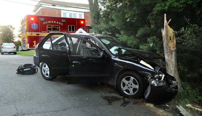 A two-car crash in Somerset village Tuesday evening resulted in in a fatality..