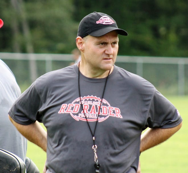 John Shea is the new coach for the Spaulding High School football team. The Red Raiders open their season on Sept. 3 at Nashua South. Al Pike/Fosters.com