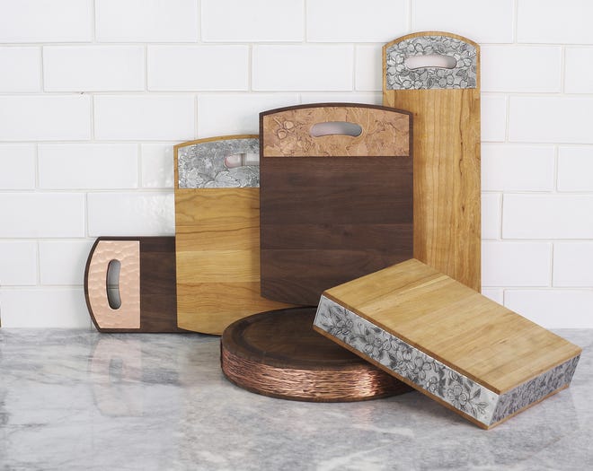 Grove City, Pennsylvania-based metal giftware brand Wendell August recently announced a partnership with Ohio kitchen knife manufacturer Warther Cutlery on a new line of cutting boards. PHOTO PROVIDED