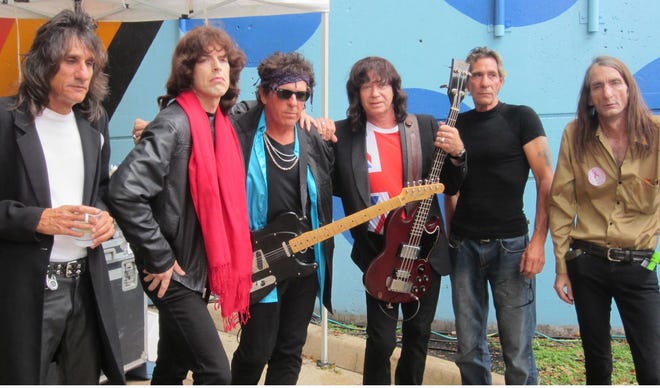 The U.S. Stones, a Rolling Stones tribute band, will perform tonight at the Bandshell in Daytona Beach. Photo provided by Maximum Bands Entertainment