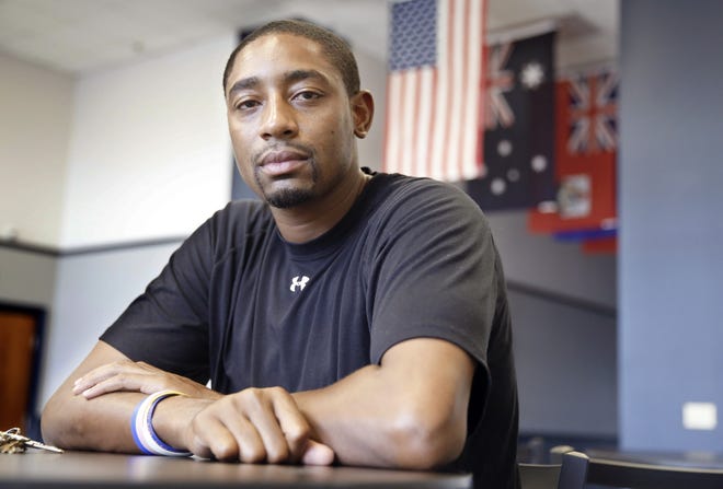 Dallas Baker, who was a member of championship teams at the University of Florida and the Pittsburgh Steelers, is an assistant football coach at Warner University south of Lake Wales. PIERRE DUCHARME/THE LEDGER