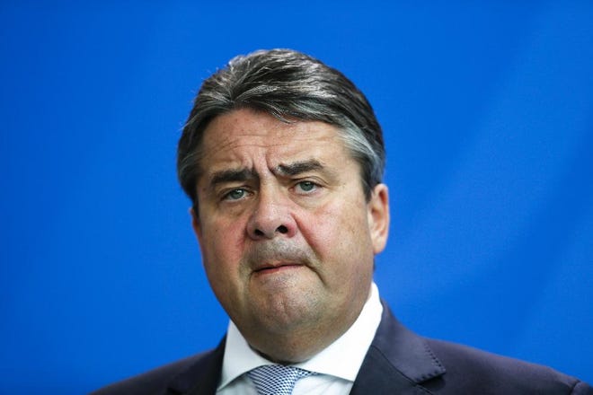 German Vice Chancellor and Economy Minister Sigmar Gabriel said Sunday that free trade talks between the European Union and the United States have failed, citing lack of progress on any of the major chapters of the long-running negotiations. (AP Photo/Markus Schreiber,file)
