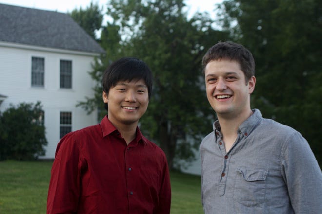 From left, Siwoo Kim and John Stulz, founders of the VIVO Music Festival.