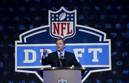 The NFL and Commissioner Roger Goodell will move 2017 draft to Philadelphia. Associated Press/Matt Marton