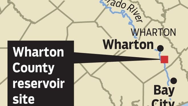 Wharton County reservoir site