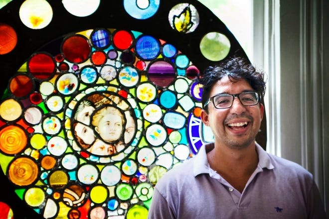 Stained glass artist Justin Tyner. (Photo provided)