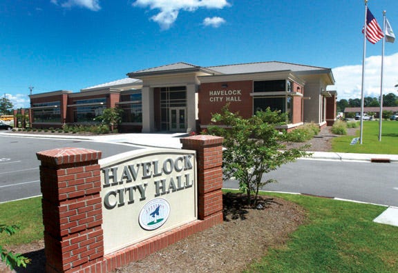 Havelock opened its new city hall in 2015. It's one of three new town hall buildings that have opened recently in the area.