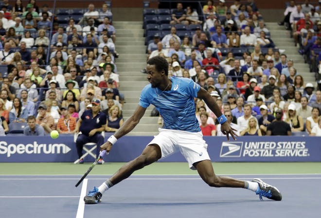 Gael Monfils defeated fellow Frenchmen Lucas Pouille, 6-4, 6-3, 6-3, on Tuesday to advance to the U.S. Open semifinals. The Associated Press
